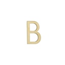 B Letter - 60mm - Brushed Brass