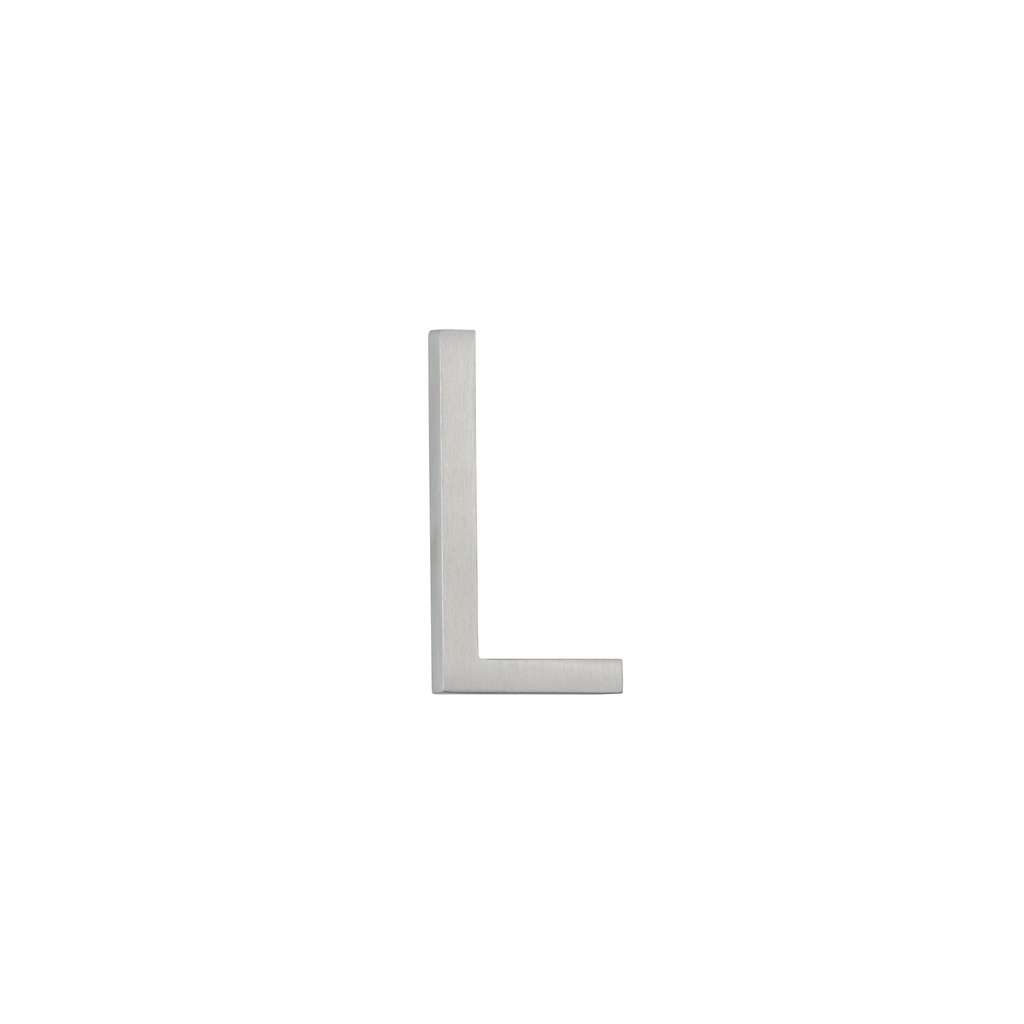 [14849] L Letter - 60mm - Stainless Steel