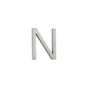 N Letter - 60mm - Stainless Steel