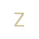 Z Letter - 60mm - Brushed Brass