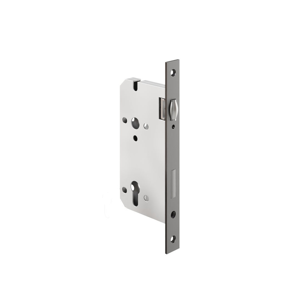 [16283] Roller Mortice Lock - 60mm Backset - Brushed Gunmetal