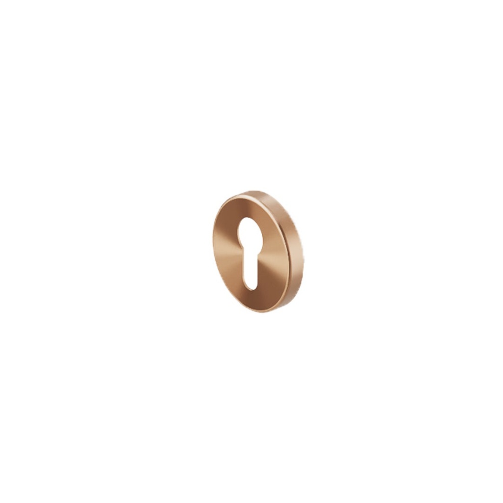 [16286] Escutcheon Round Back Plate - Brushed Copper