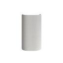 Nelios Concrete Pedestal - Matte White