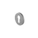Escutcheon Round Back Plate - Antique Steel