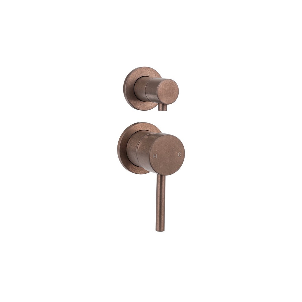 Sola Shower Top Diverter - Antique Bronze