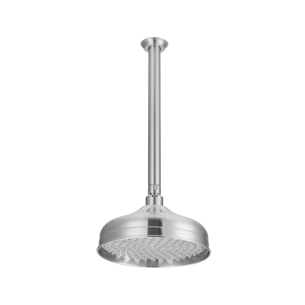 Kingsley Shower Dropper 300mm and Head Set - Brushed Nickel