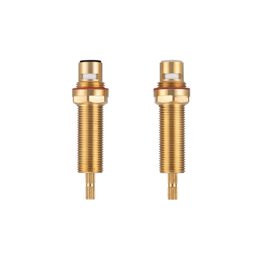 In-Wall Assembly Taps - Adjustable Extended Spindle Set - Solid Brass