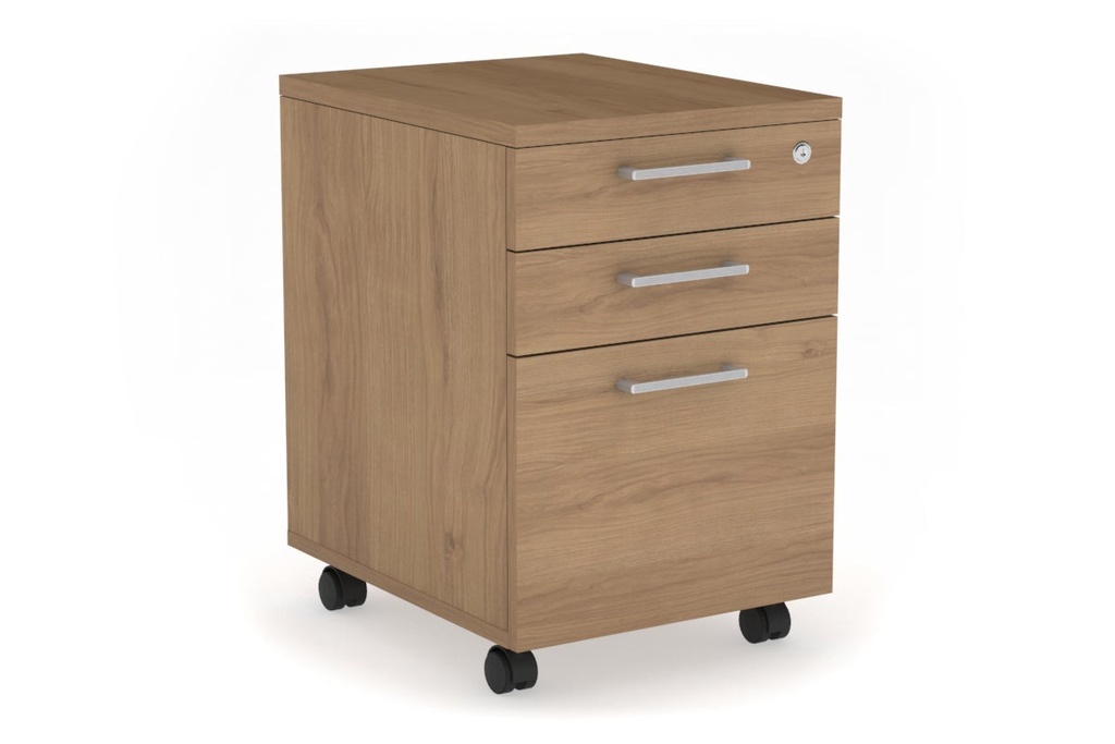 [8947SO,NONE|300,0()] Mobile Pedestal with Lockable Filing Drawers Laminate