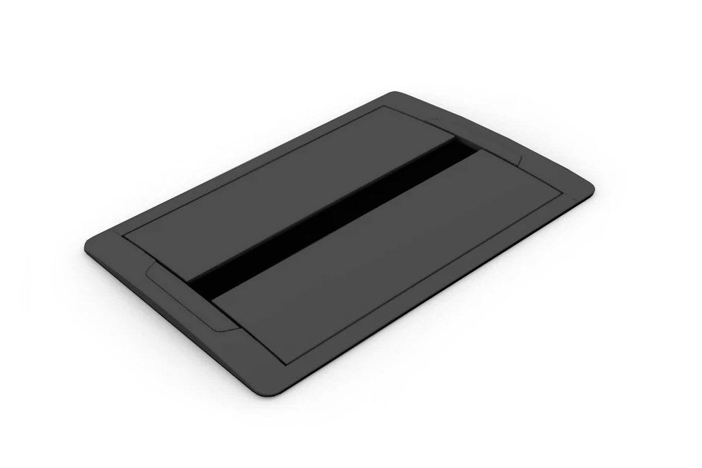 [ACD0204BK,NONE|386,0()] CMS Accede Dual Lid - In Desk Power [Black]
