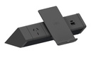 CMS Athena Rail 2 - Above Desk Heli Charger [Black]