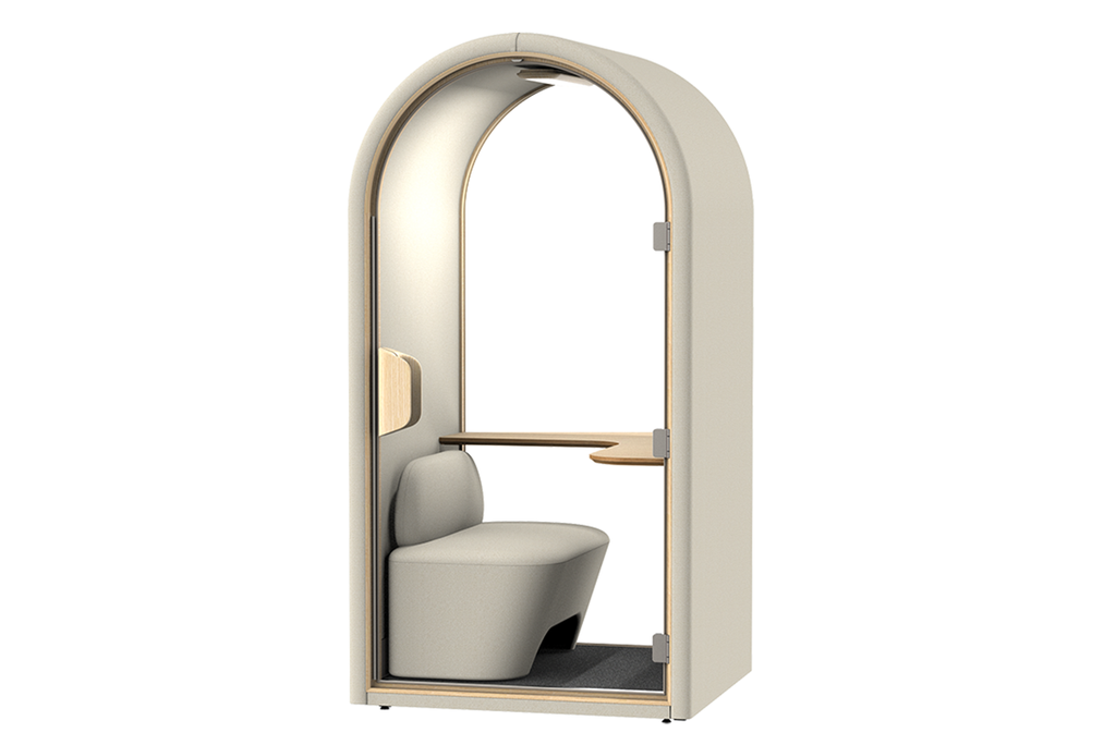 [ARC-S-OAT-OAK-K|8999()] Dune Small Acoustic Office Pod