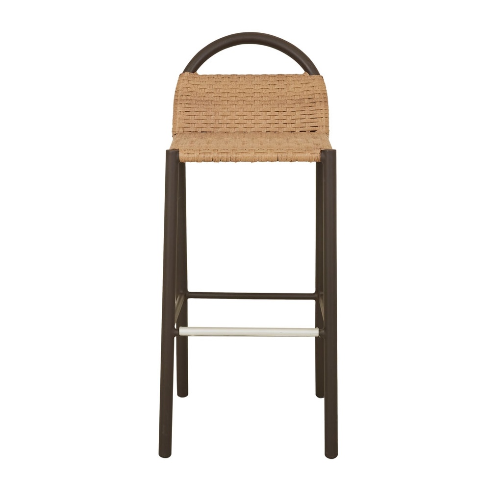 [JULES-WOVEN-OUTDOOR-BARSTOOL-SAFARI-WEAVE-ESPRESSO-BS-JULES-WV-OUT-ESPRESSO] Jules Woven Outdoor Barstool - Safari Weave - Espresso
