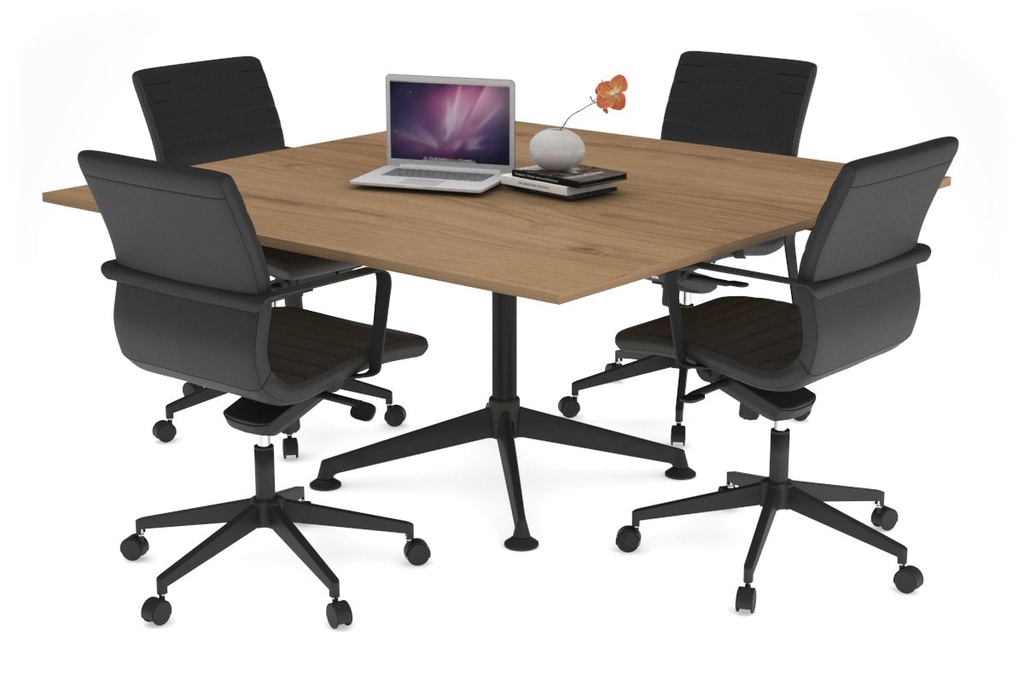 Boardroom Table Premium Indented Black Leg Blackjack [1200L x 1200W]