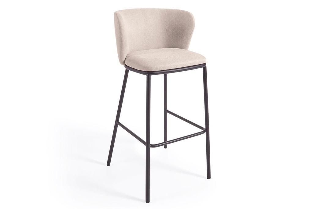 Como Cisel Stool Chenille Fabric - 750mm Seat Height [1020H x 540W]