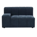 Juno Channel 1 Seater Left Arm Sofa - Ink