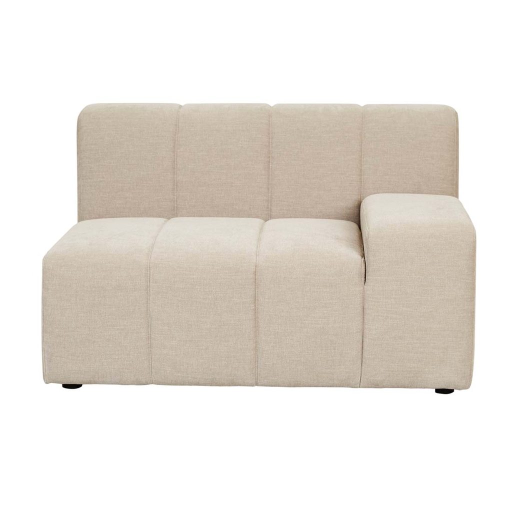 Juno Channel 1 Seater Right Arm Sofa - Warwick Copeland Birch
