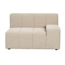 Juno Channel 1 Seater Right Arm Sofa - Warwick Copeland Birch