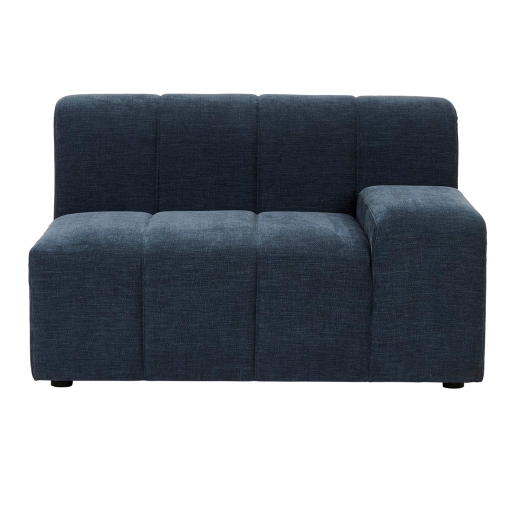 Juno Channel 1 Seater Right Arm Sofa - Ink