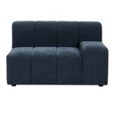 Juno Channel 1 Seater Right Arm Sofa - Ink