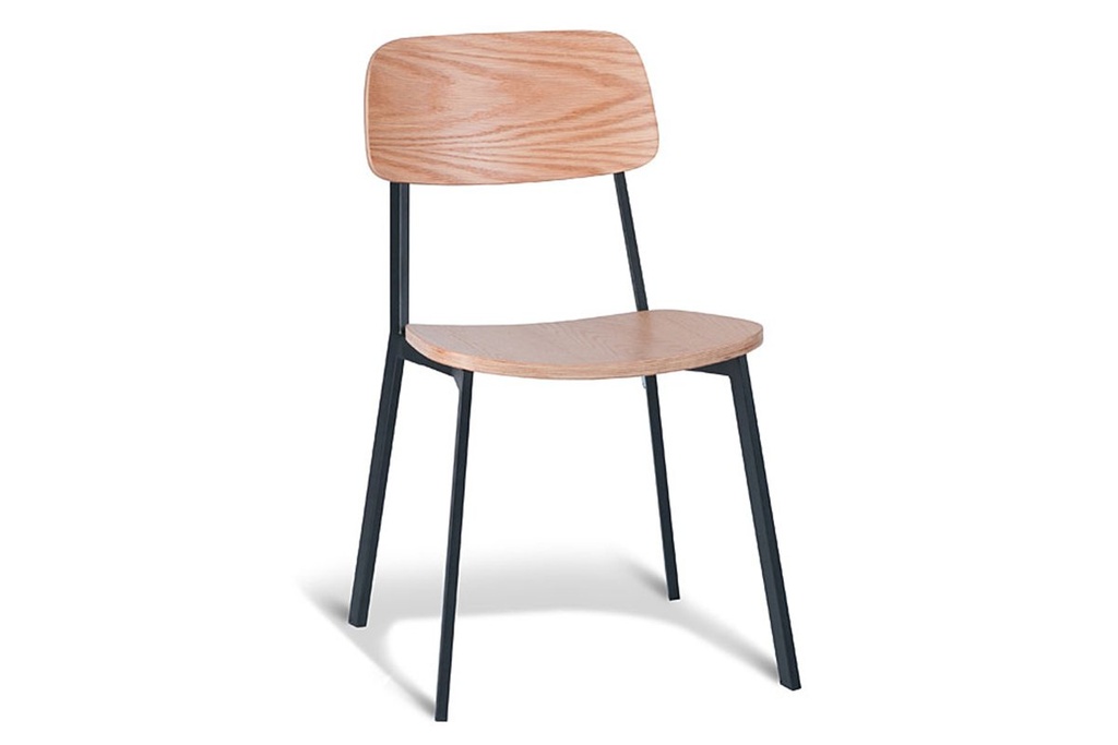 [ESP.03.04-OAK|208()] MS Hospitality Croydon Side Chair with Veneer Seat
