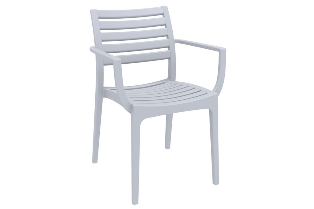 Hospitality Plus Artemis Outdoor Lounge Chair - Stackable, Weather-resistant Armchair