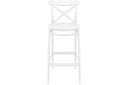 Hospitality Plus Cross Bar Stool - 750mm Seat Height [1060H x 450W]