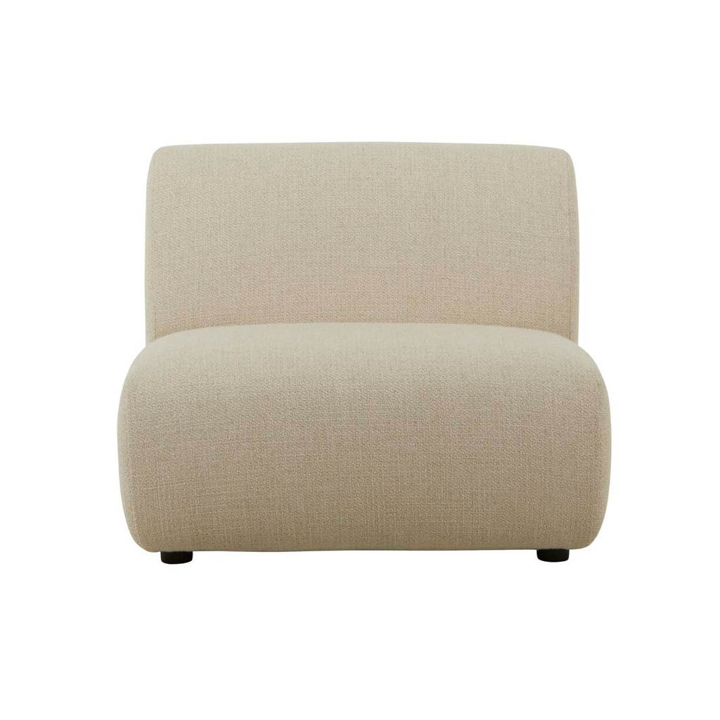 Juno Cloud 1 Seater Centre Sofa - Cashew Tweed
