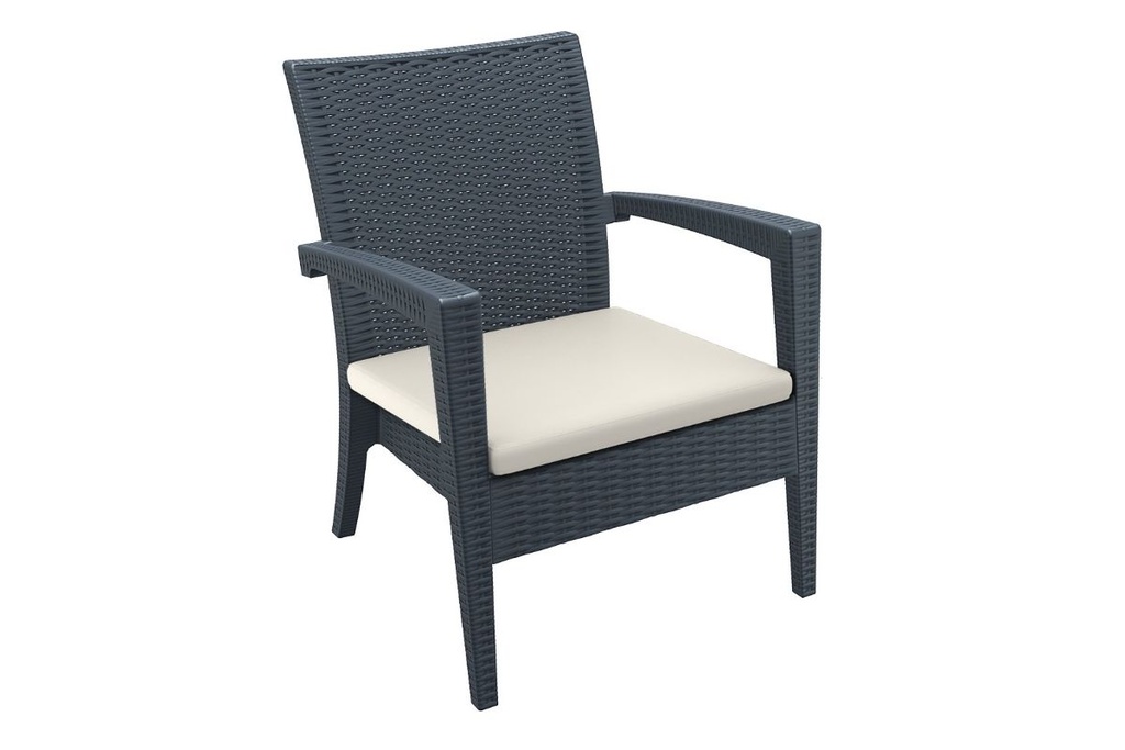 [FL-118-11714-102,NONE|475,0()] Hospitality Plus Tequila Lounge Chair - Stackable Outdoor Cafe Armchair