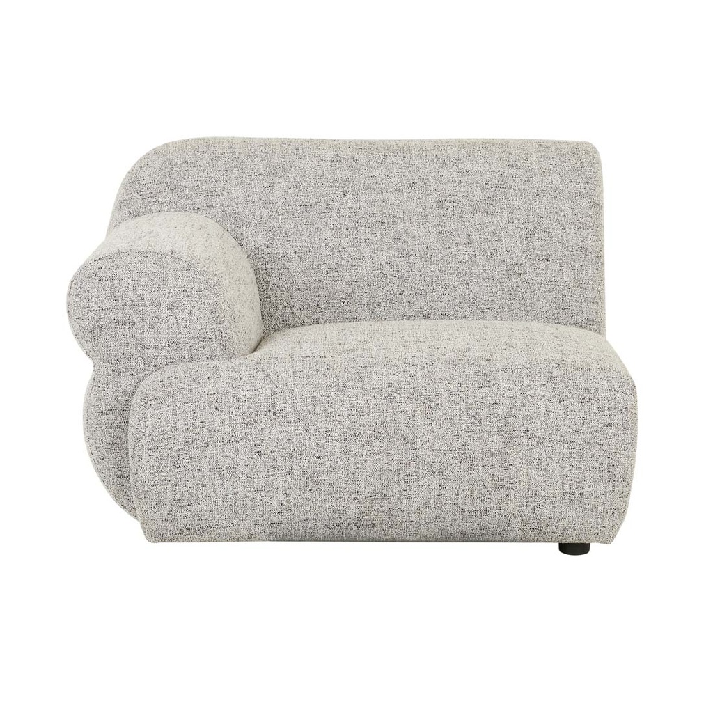 Juno Cloud 1 Seater Left Arm Sofa - Moon Rock