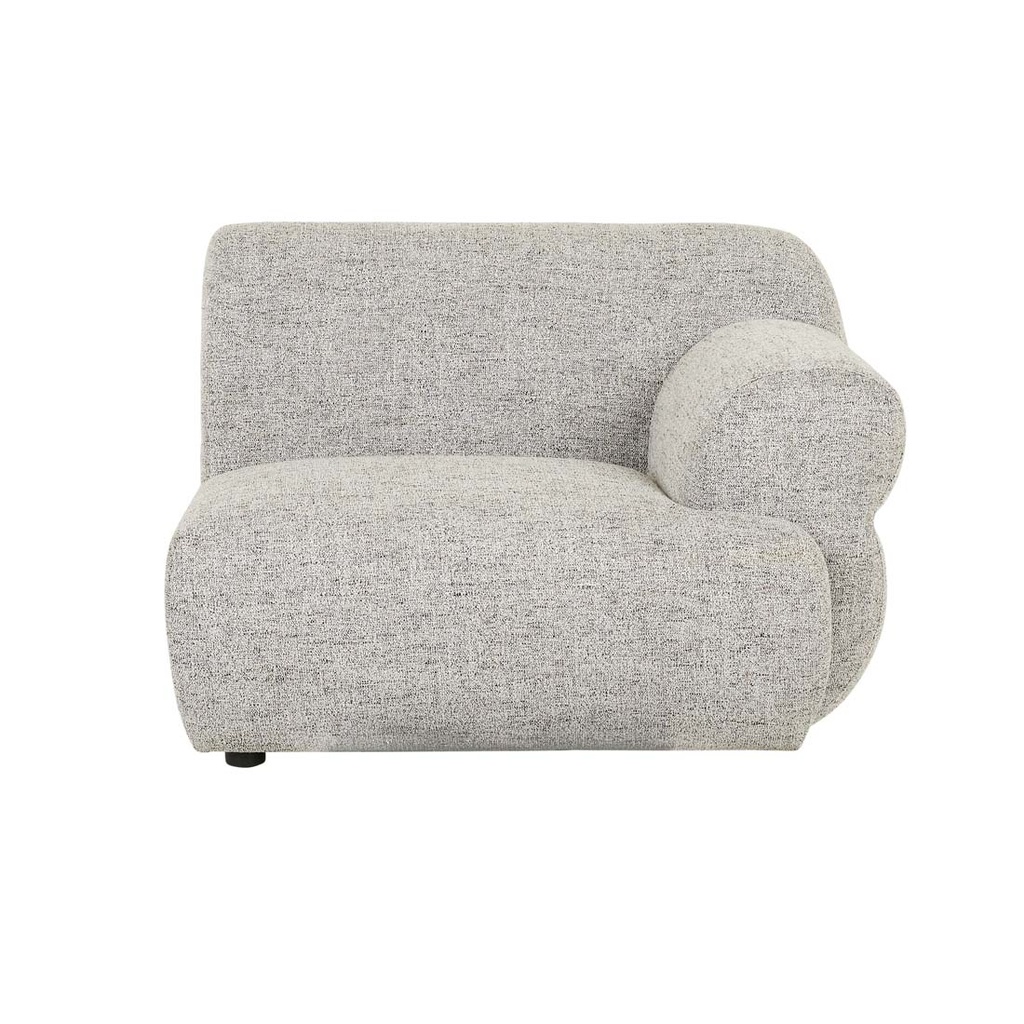 Juno Cloud 1 Seater Right Arm Sofa - Moon Rock