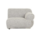 Juno Cloud 1 Seater Right Arm Sofa - Moon Rock