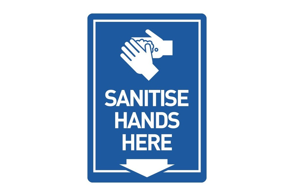 [HSANA4BE|4()] A4 Hands Sanitiser Sign