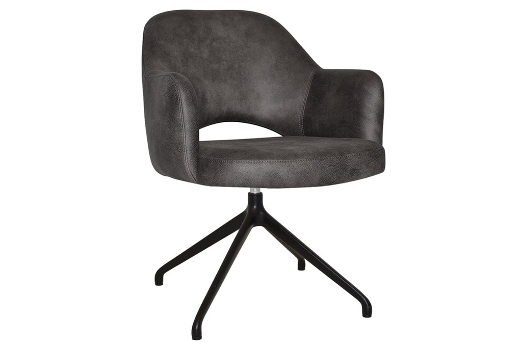 [KACALTRV2BKGDE|480()] EZ Hospitality Cairo Indoor Armchair Metal Base - Black Trestle