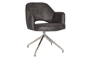 EZ Hospitality Cairo Indoor Armchair Metal Base - Polished Aluminium Trestle