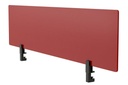 Lean Perspex Screen 400H x 1500W - Black Bracket
