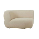 Juno Cloud Round Corner Sofa - Cashew Tweed