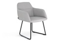 Mcduck Arm Chair - Black Sled Base