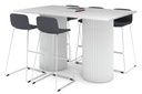 Baobab Circular Base Counter Rectangle Table [1800L x 800W]