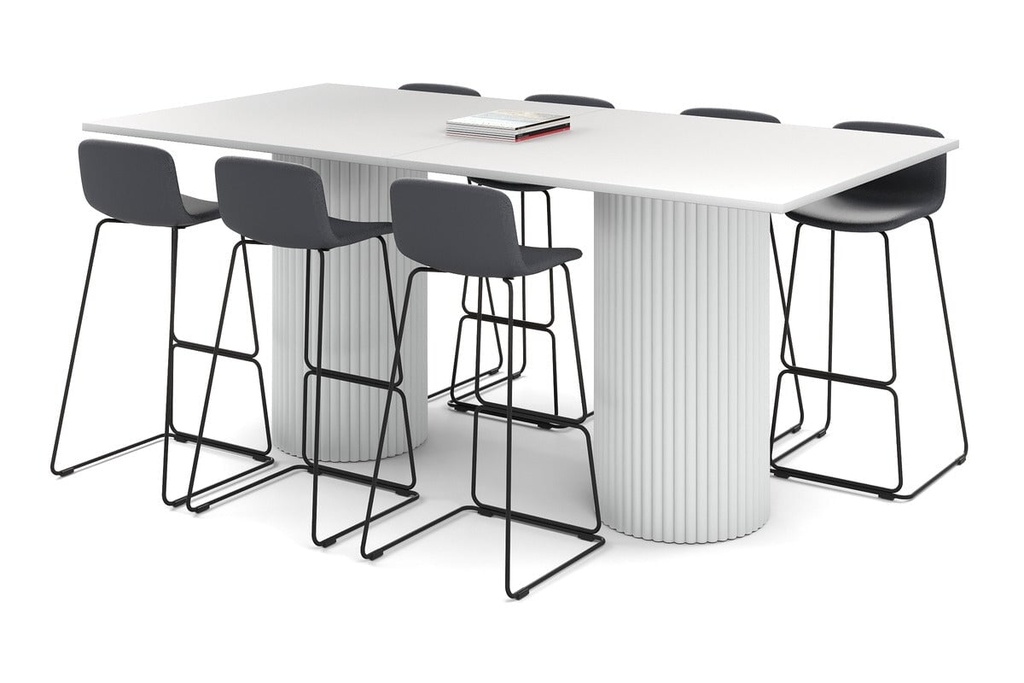 Baobab Circular Base Counter Rectangle Table [2400L x 1200W]