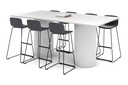 Baobab Circular Base Counter Rectangle Table [2400L x 1200W]