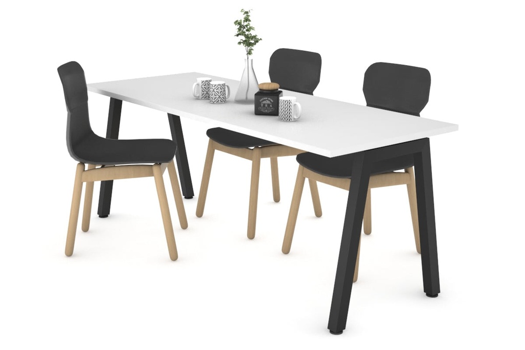 [NONE,DQDA1808.B.WT|0,477()] Quadro A Legs Table [1800L x 800W]