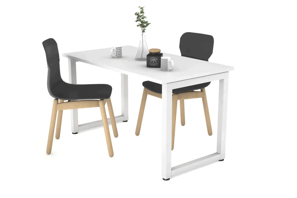 [NONE,DQDL1006.B.WT|0,395()] Quadro Loop Legs Table [1000L x 600W]