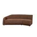 Juno Pebble 3 Seater Left Arm Sofa - Tawny