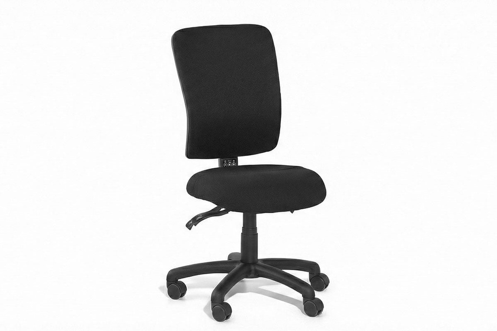[NONE,G-BOX-HB-SS-BK,NONE|0,488,0()] Gregory Boxta Dual Density Ergonomic Office Chair - Split Seat [High Back]
