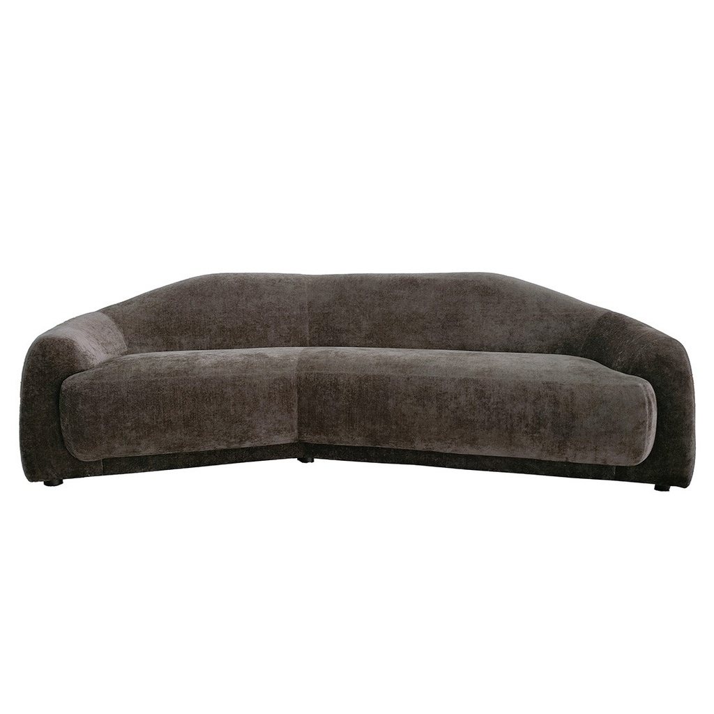 Juno Pebble 3 Seater Sofa - Brunette