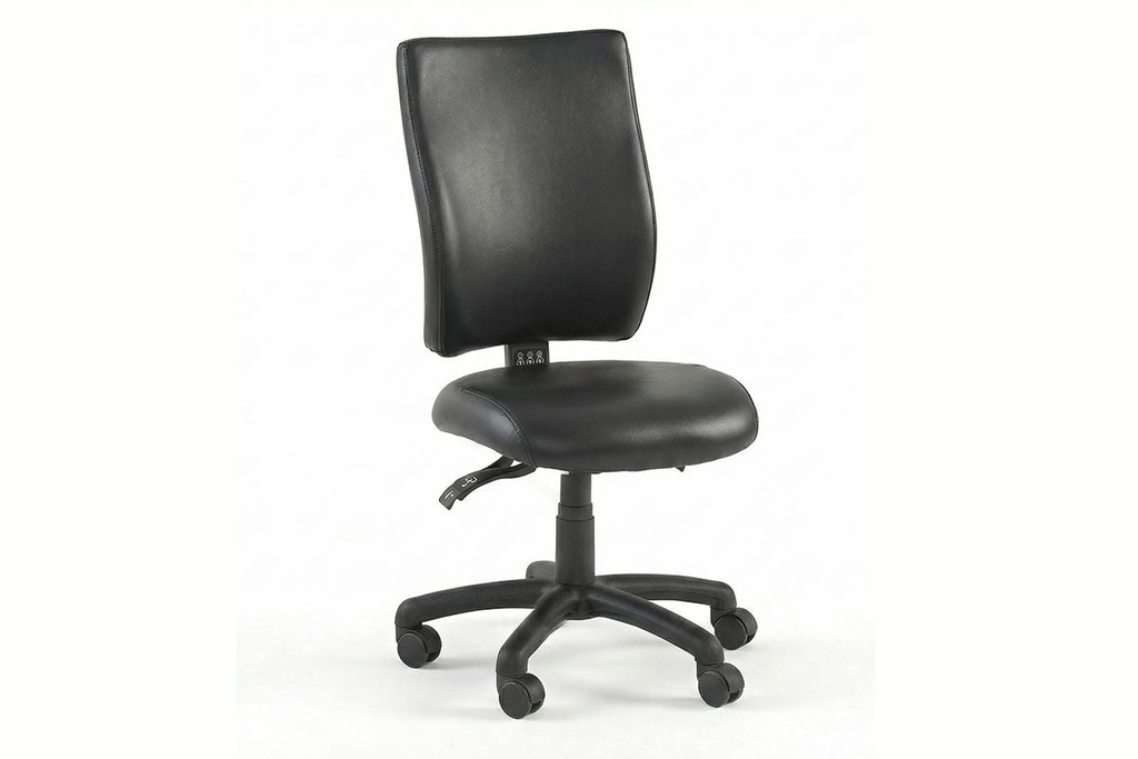 [NONE,G-SCO-HB-SS-VINYL-BK,NONE|0,741,0()] Gregory Scope Dual Density Ergonomic Office Chair - Deluxe Seat [High Back]