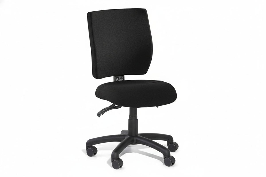 [NONE,G-SCO-MB-SS-BK,NONE|0,460,0()] Gregory Scope Dual Density Ergonomic Office Chair - Split Seat [Medium Back]