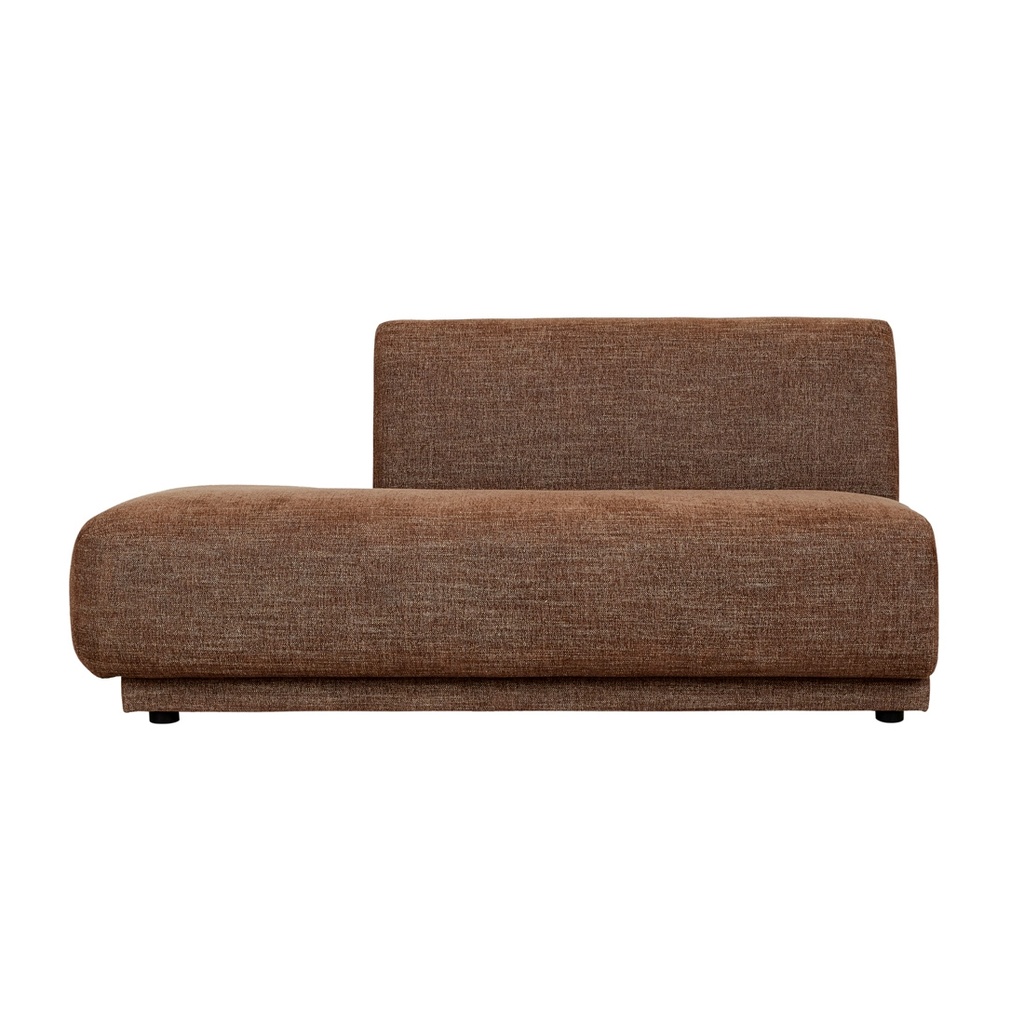 Juno Pebble Open Left Chaise Sofa - Tawny