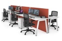 Horizon Quadro 6 Person Bench A Legs Office Workstation [1600L x 700W]