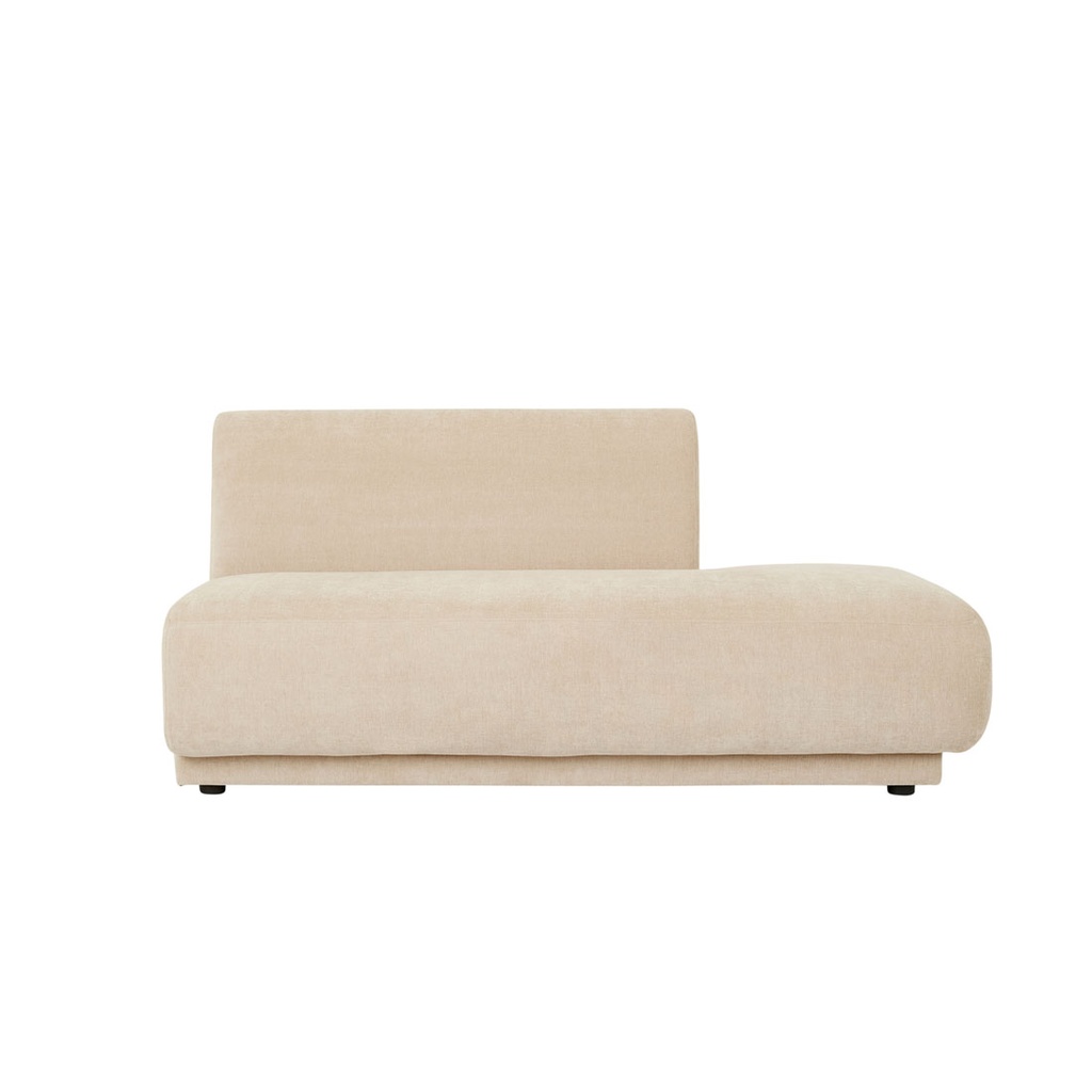 Juno Pebble Open Right Chaise Sofa - Soft Wheat